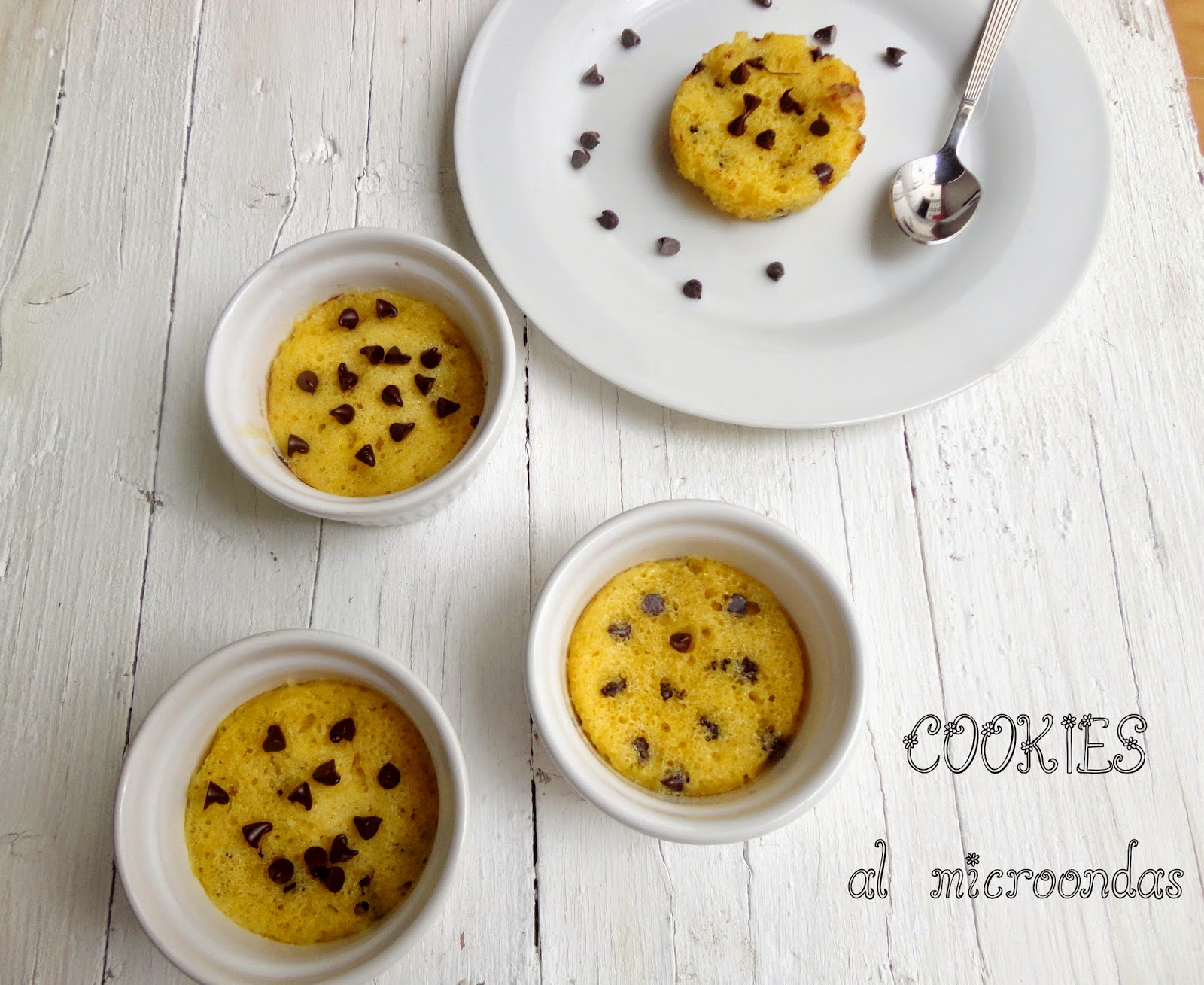 Cookies De Chocolate Al Microondas
