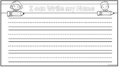 Name writing freebie Clever Classroom