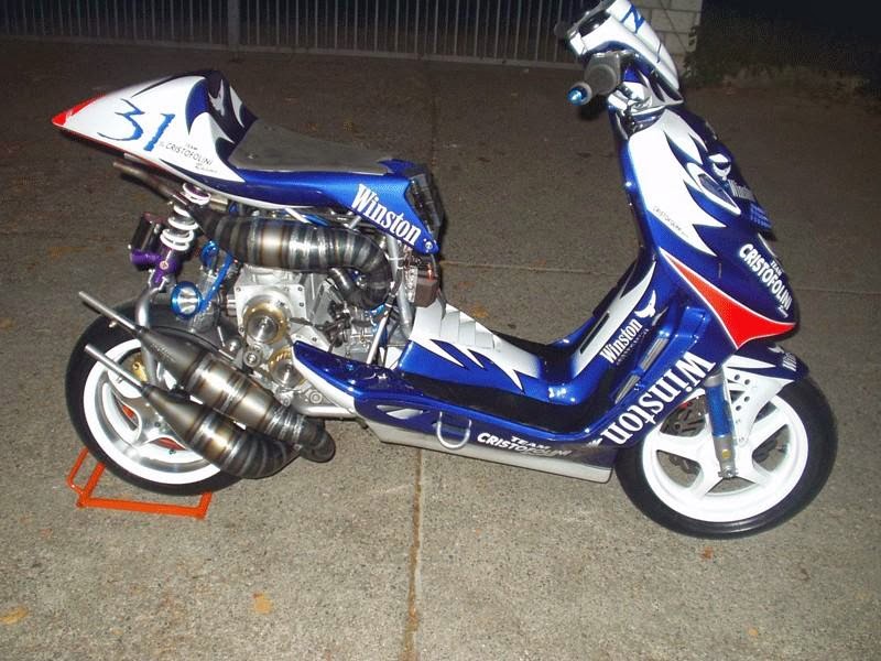 112BHP V4 350cc Scooter way2speed