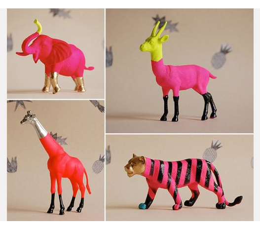 plastic animal crafts