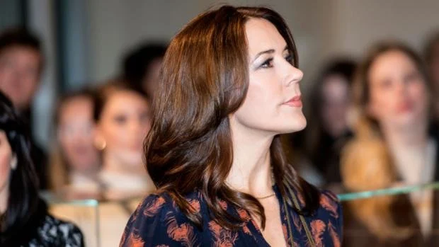 Crown Princess Mary sported Ole Yde’s black and white checked jacket