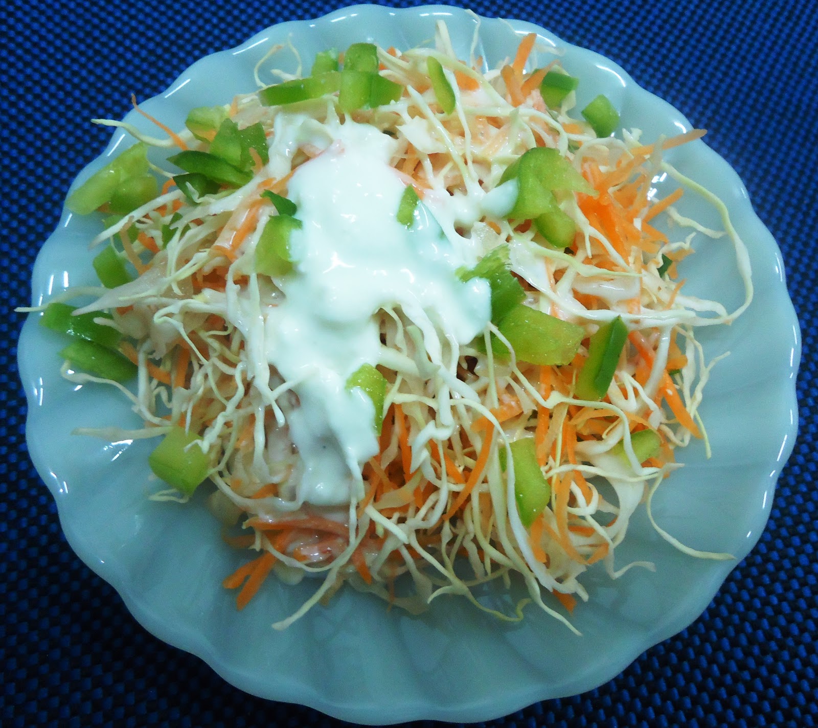 Mely's kitchen Shredded Carrots and Cabbage Salad