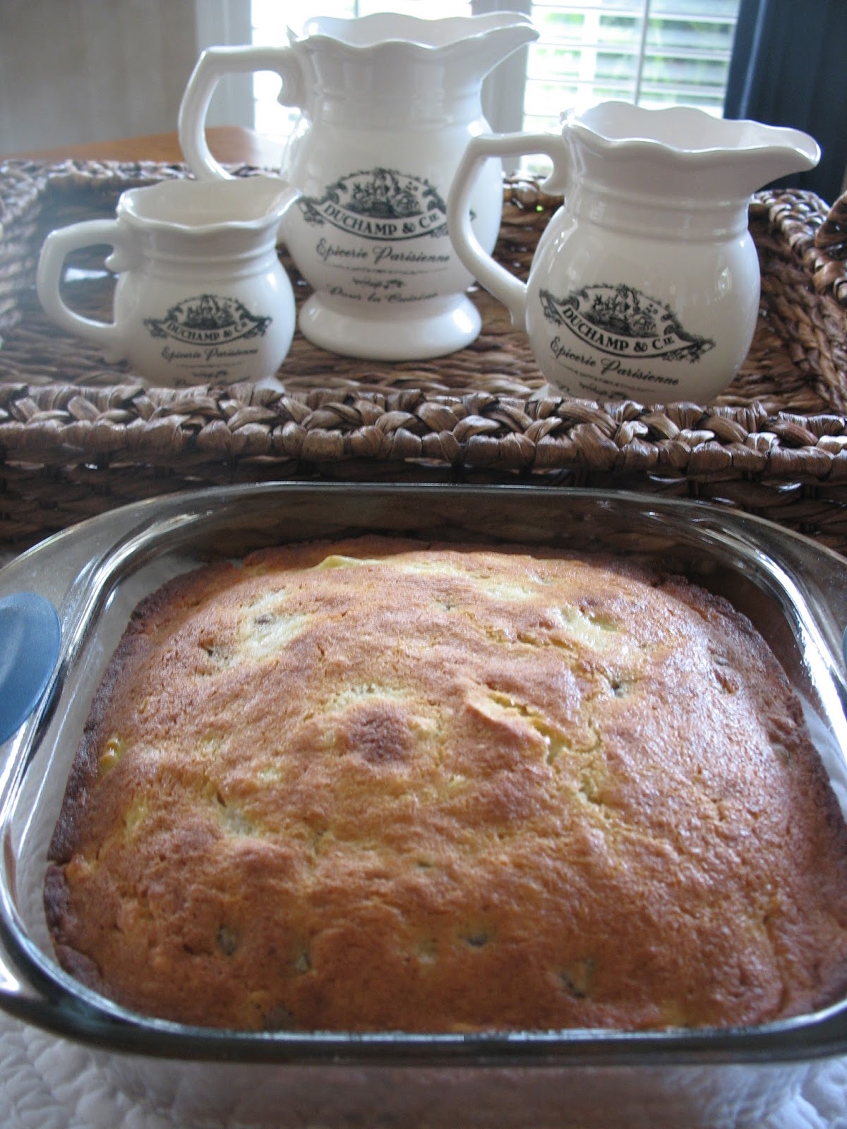 Estelle's BANANA CHOCOLATE CHIP SNACKIN' CAKE...CELEBRATE BACK TO SCHOOL!