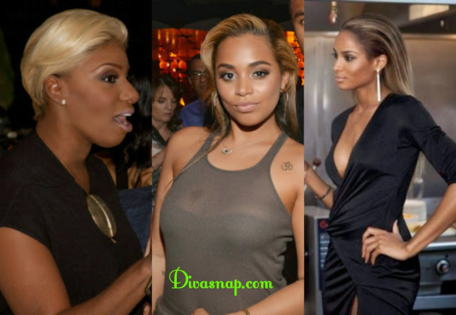 HAIR DIVA FACEOFF: NENE LEAKES, LAUREN LONDON & CIARA ROCKED BLONDE - DivaSnap.com DivaSnap.com