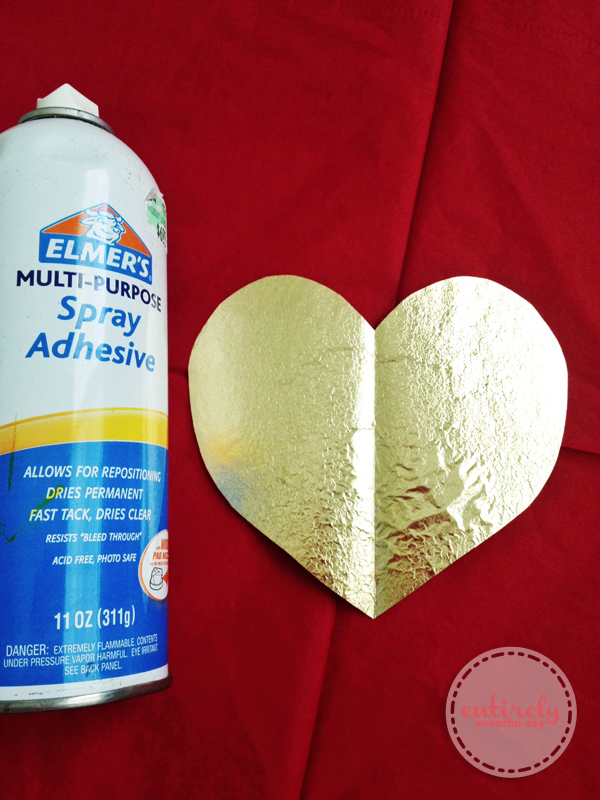 How to make a gold leaf heart notebook! Love the idea of the missing piece. So sweet! entirelyeventfulday.com #notebook #crafts/></a></div>
<div class=