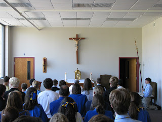 Montgomery Catholic Students Celebrate 9th Annual Worldwide Eucharistic Holy Hour with Mass and Adoration 2