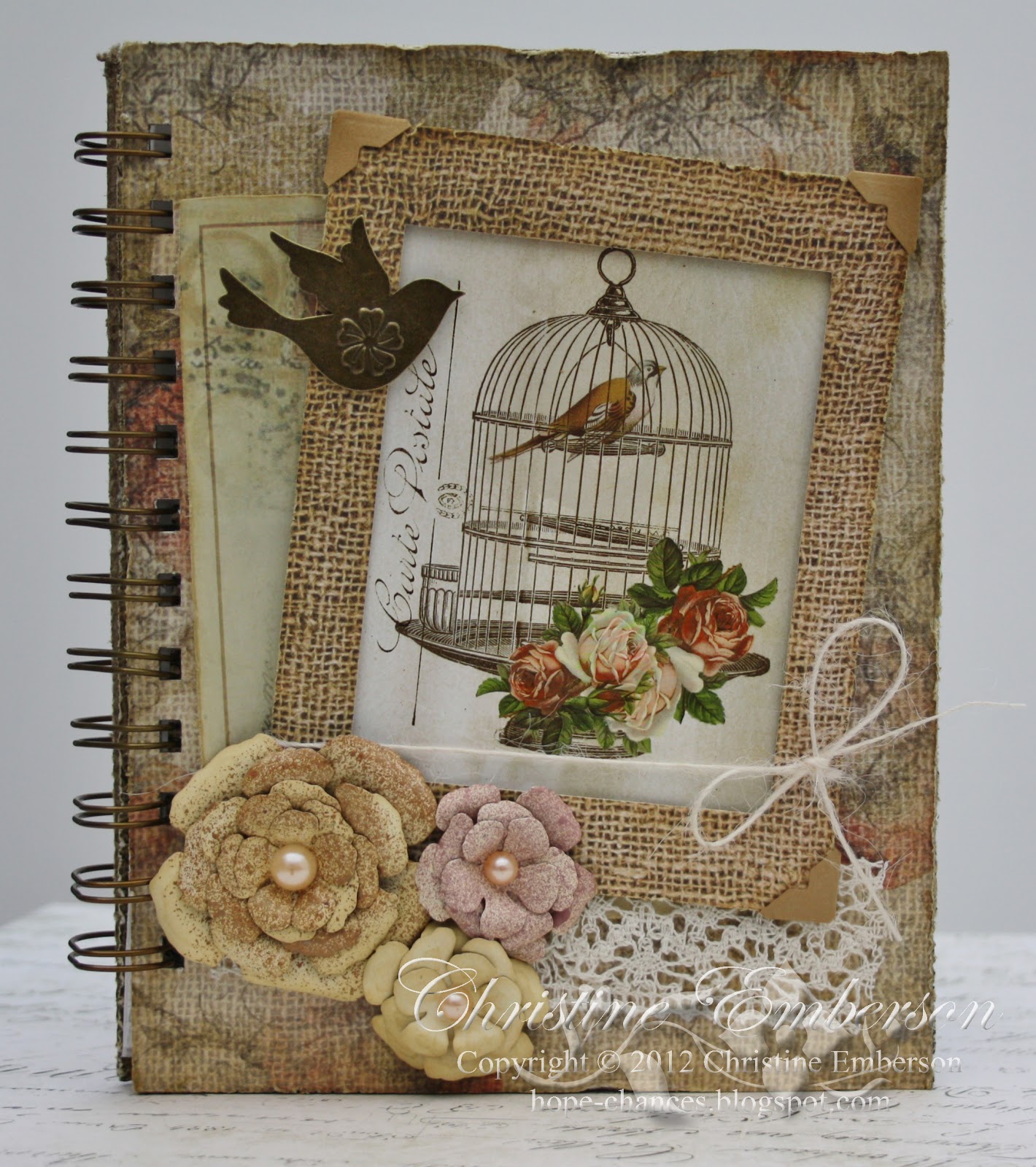 Hope and Chances Creativity Vintage Notebook