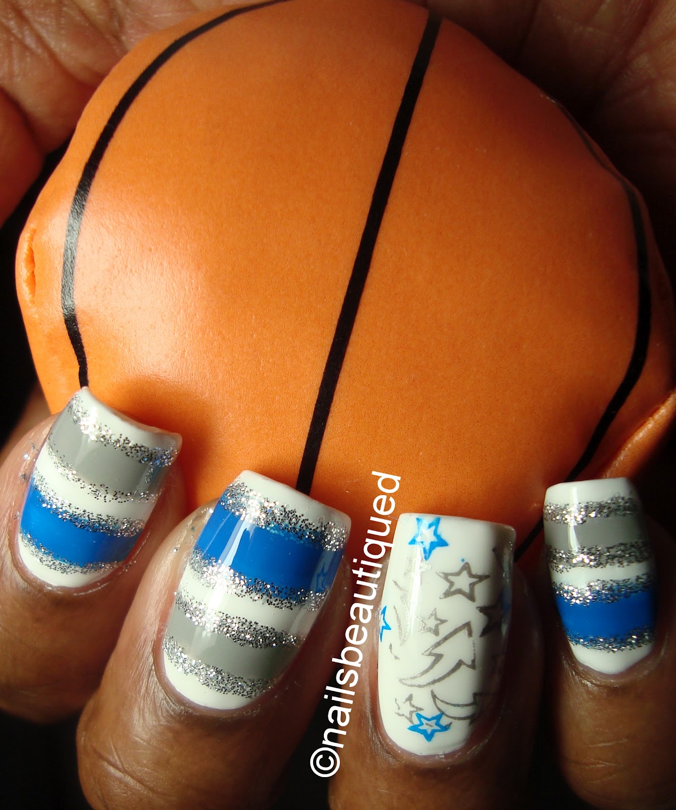 unbitten polish Basketball and Nail Polish 30 Day NBA Challenge Day 5