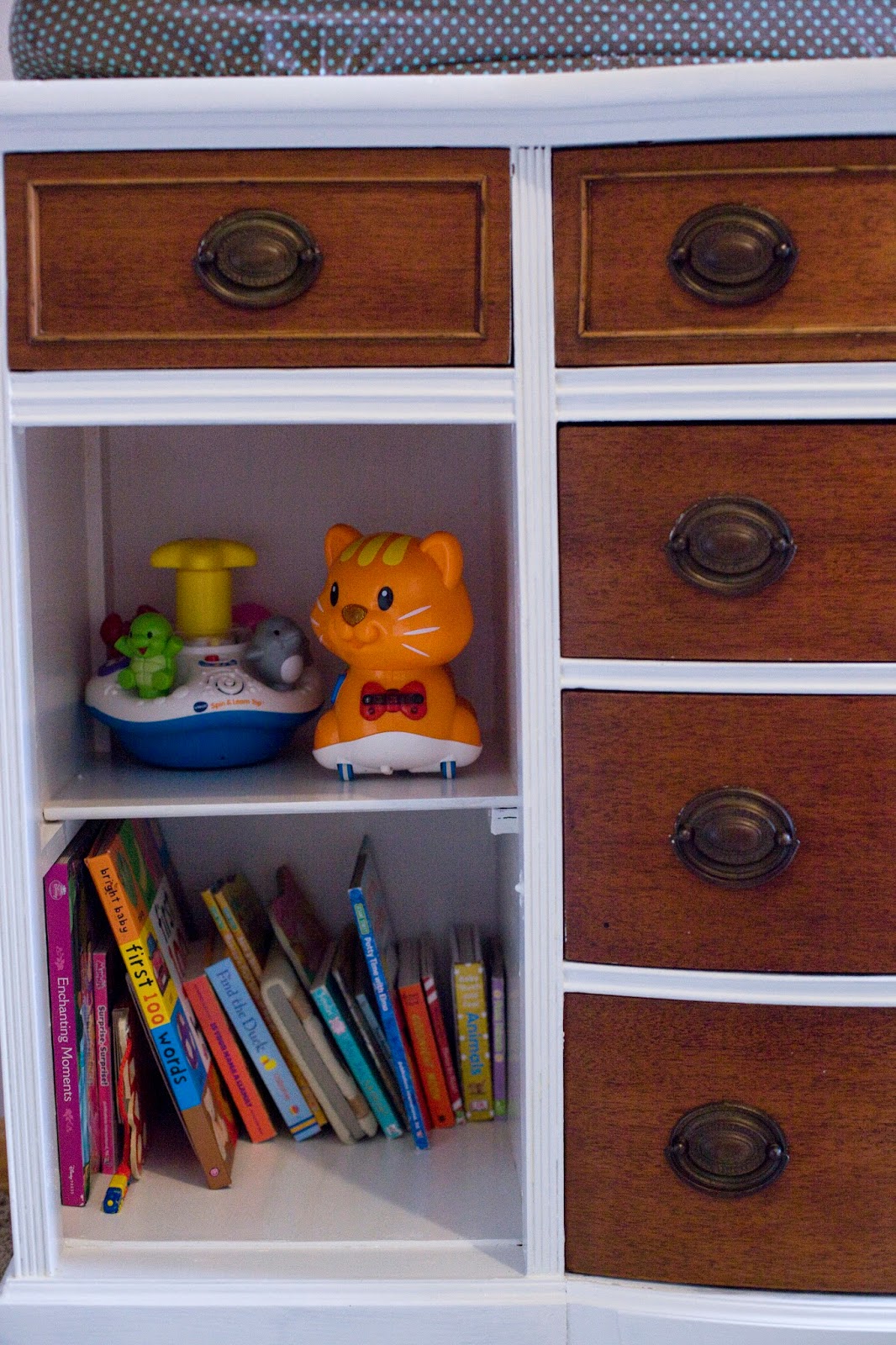 Thrift Craft Love Painted Dresser & Cloth Diaper Storage