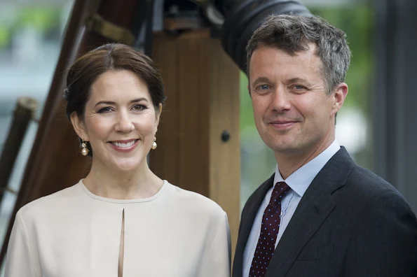 Crown Prince Frederik and Crown Princess Mary of Denmark attends the opening ceremony of the business delegation’s programme with 450 Danish and German guests including company leaders and decision-makers at the Loewenbraukeller