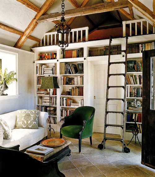 Tiffany Leigh Interior Design Library Ladders
