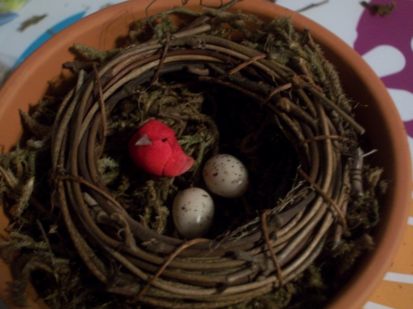 Pams Party & Practical Tips Crafting with KaraFlower Pot Nest