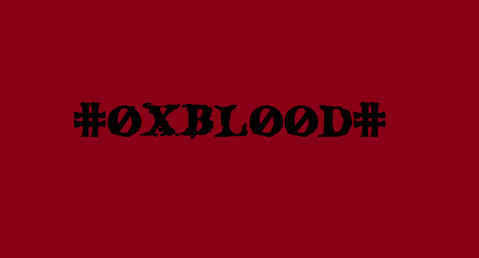 Oxblood Knives