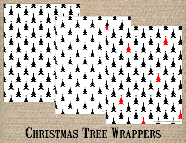 Wrapper craftberrybush FREE PRINTABLE: Simple Christmas Gift Wrappers - Minted Strawberry