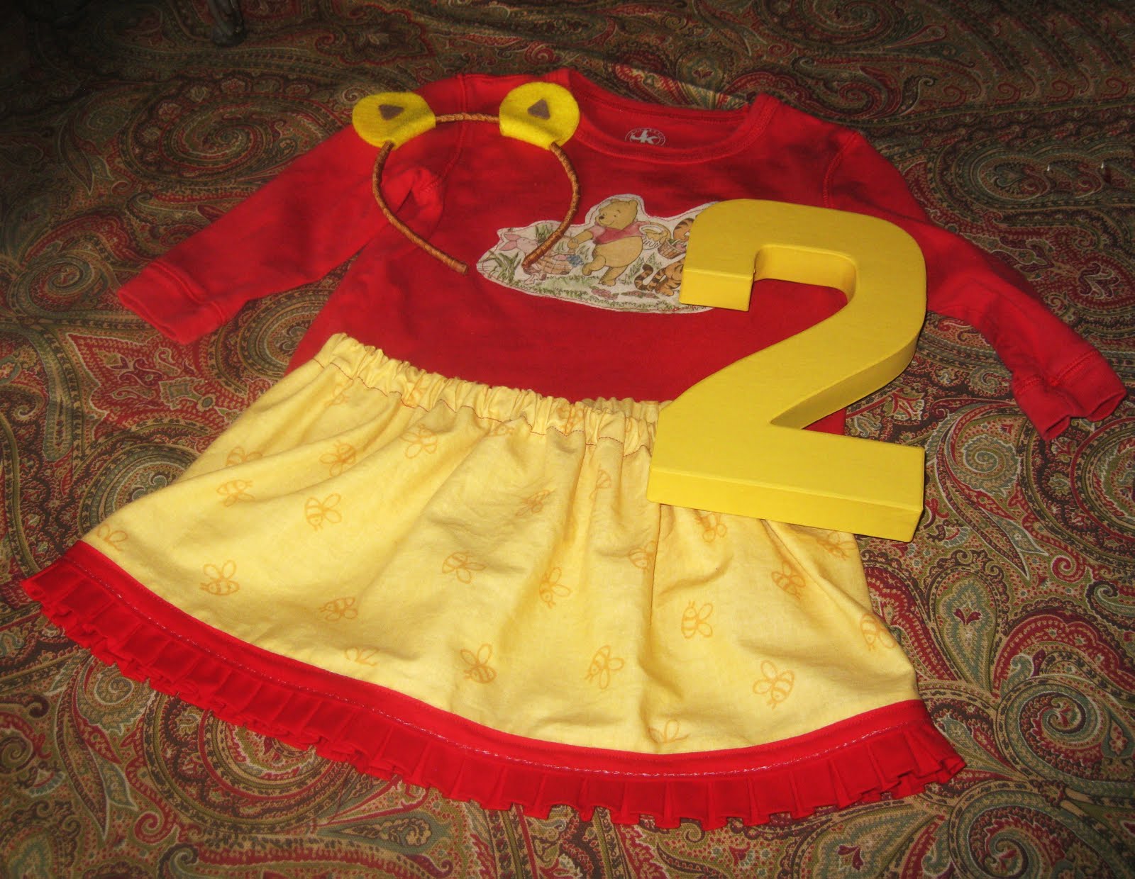winnie the pooh birthday outfit