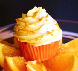 Orange Cream Sickle Cupcakes