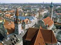 Heiliggeistkirche and Old Town Hall, Munich, Germany wallpapers