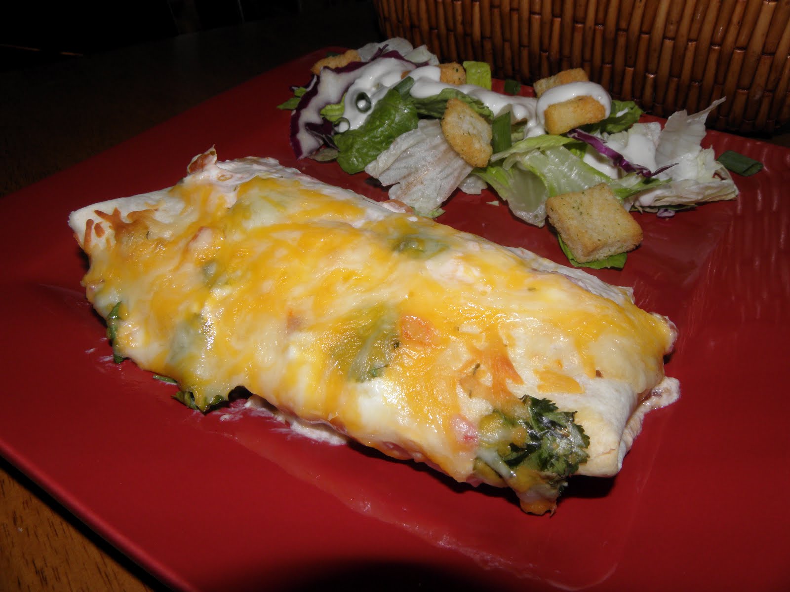 Whatcha Got Cookin'? Chili Lime Chicken Enchiladas