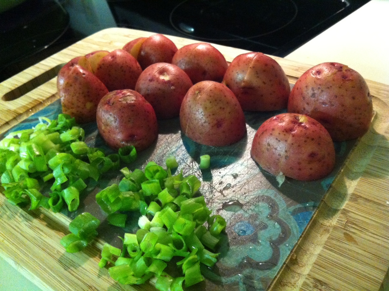 Let's Give Peas a Chance BalsamicRoasted Red Potatoes