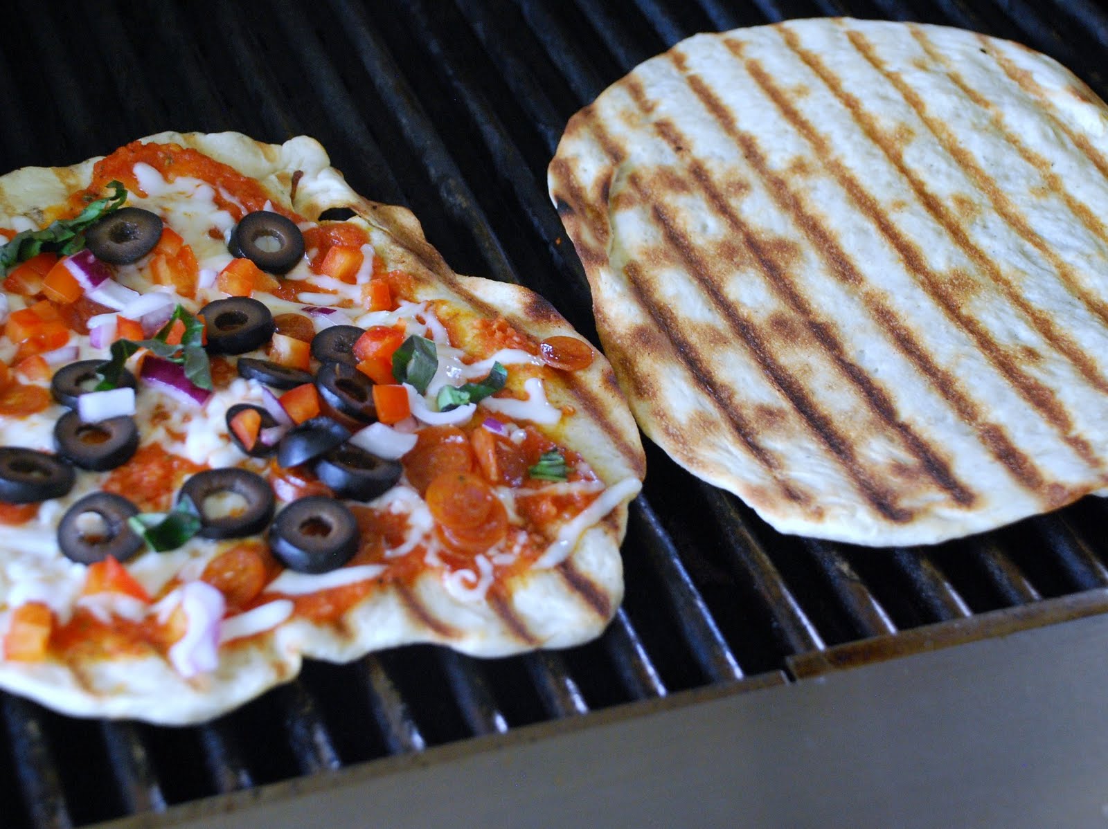 Everyday Insanity... Grilled Pizza