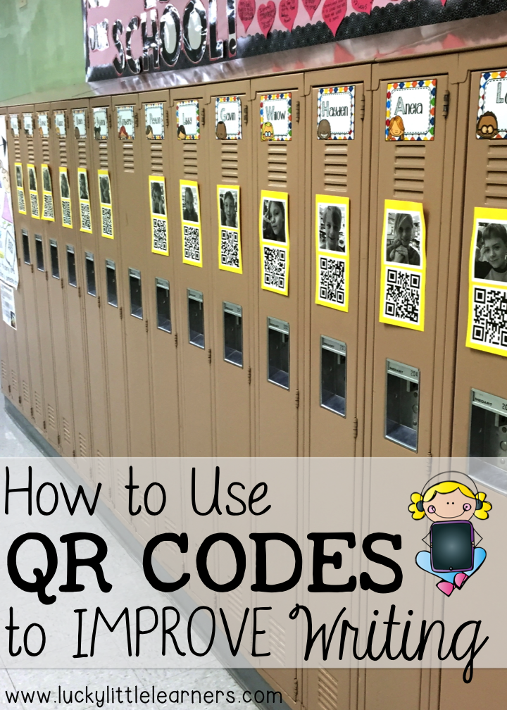 Improve Writing with QR CODES Mrs. Olson's Lucky Little Learners