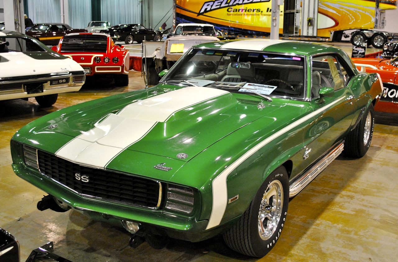 Nothing beats the old 69 green Phase III Motion Camaro look and its L88 hoo...