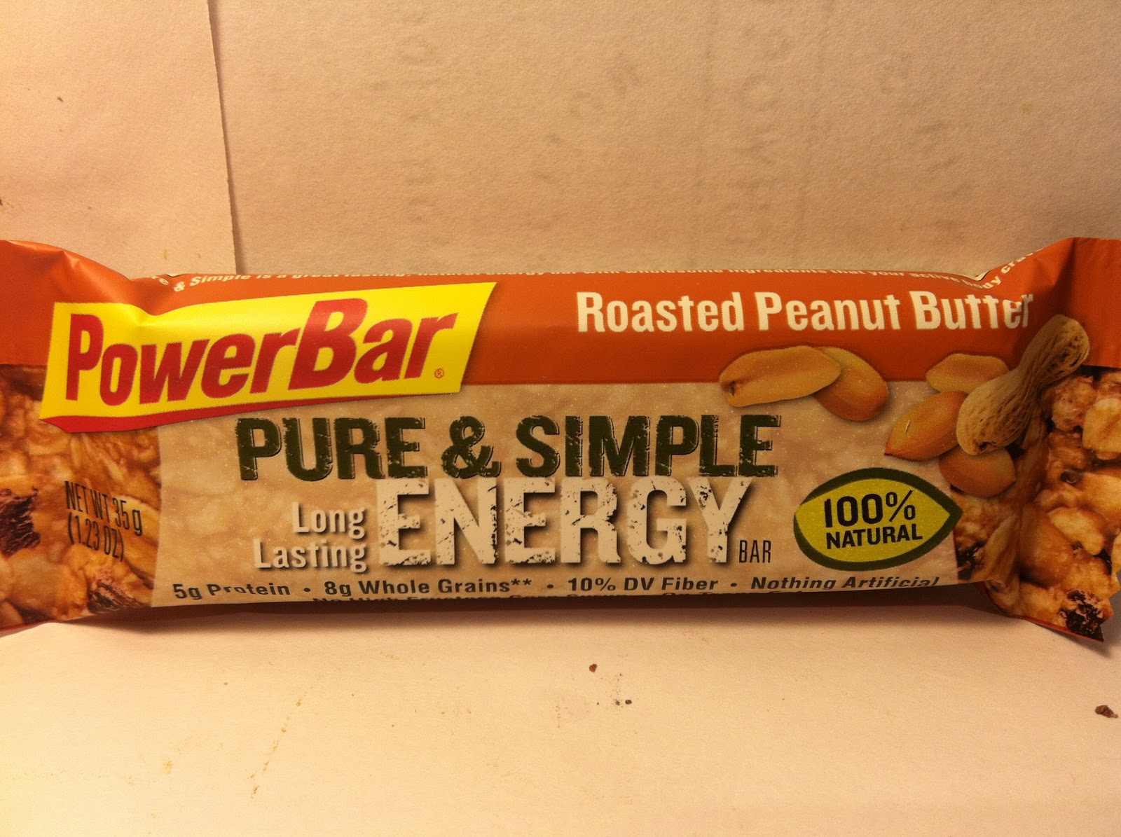 Crazy Food Dude Review PowerBar Roasted Peanut Butter Energy Bar