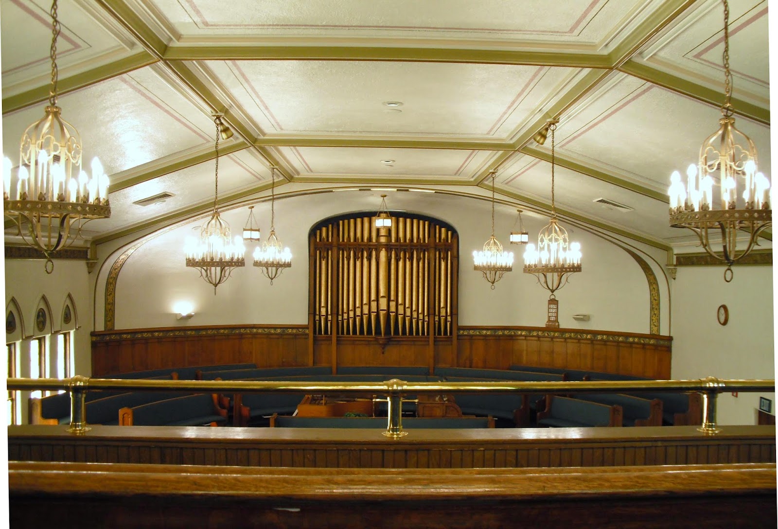 Historic LDS Architecture Tenth Ward Chapel Interior