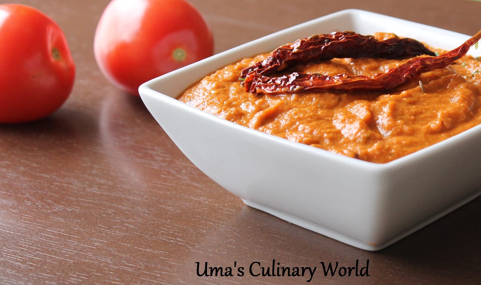 Uma's Culinary World South Indian Onion Tomato Chutney