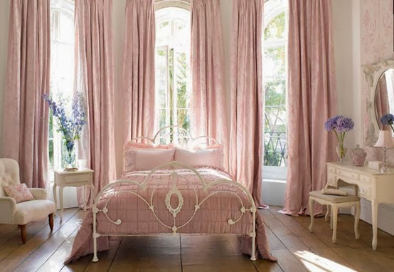 Dormitorio principal color rosa - Ideas para decorar dormitorios