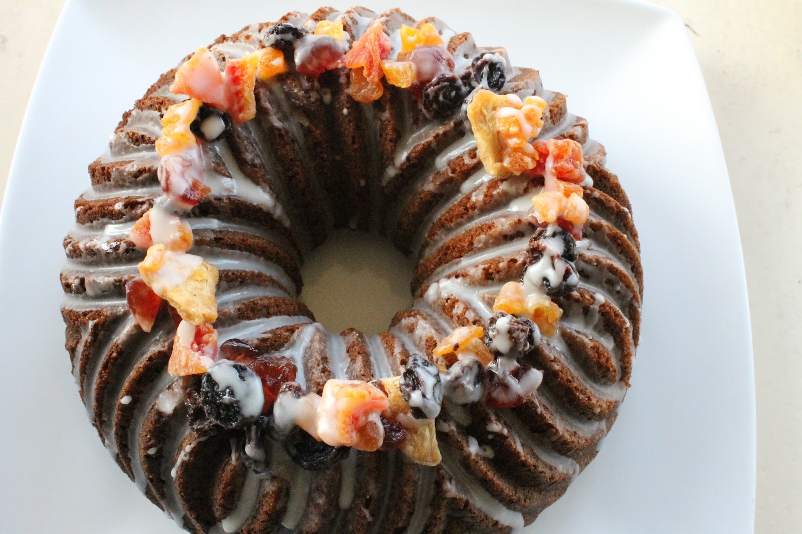 JibberJabberUK Fruit Cocktail Bundt Cake