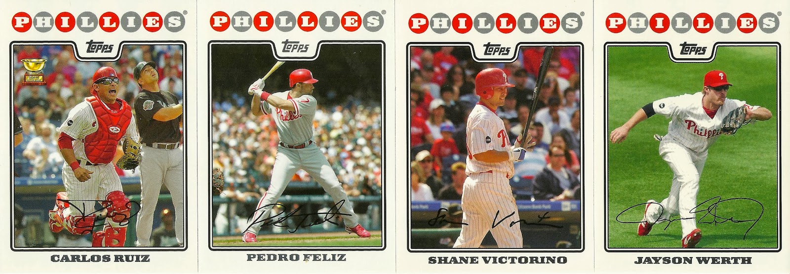 Philadelphia Phillies Baseball Cards 2008 Topps #496 Brad Lidge 