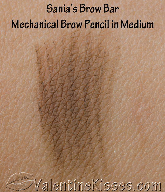 Valentine Kisses Sania S Brow Bar Brow Pencil In Medium Pics Before After Swatches Review