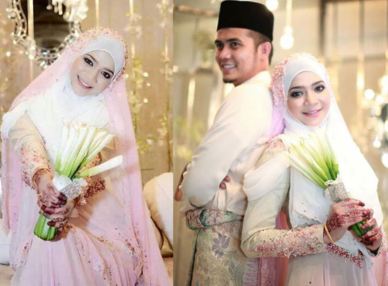 baju pengantin dress muslimah