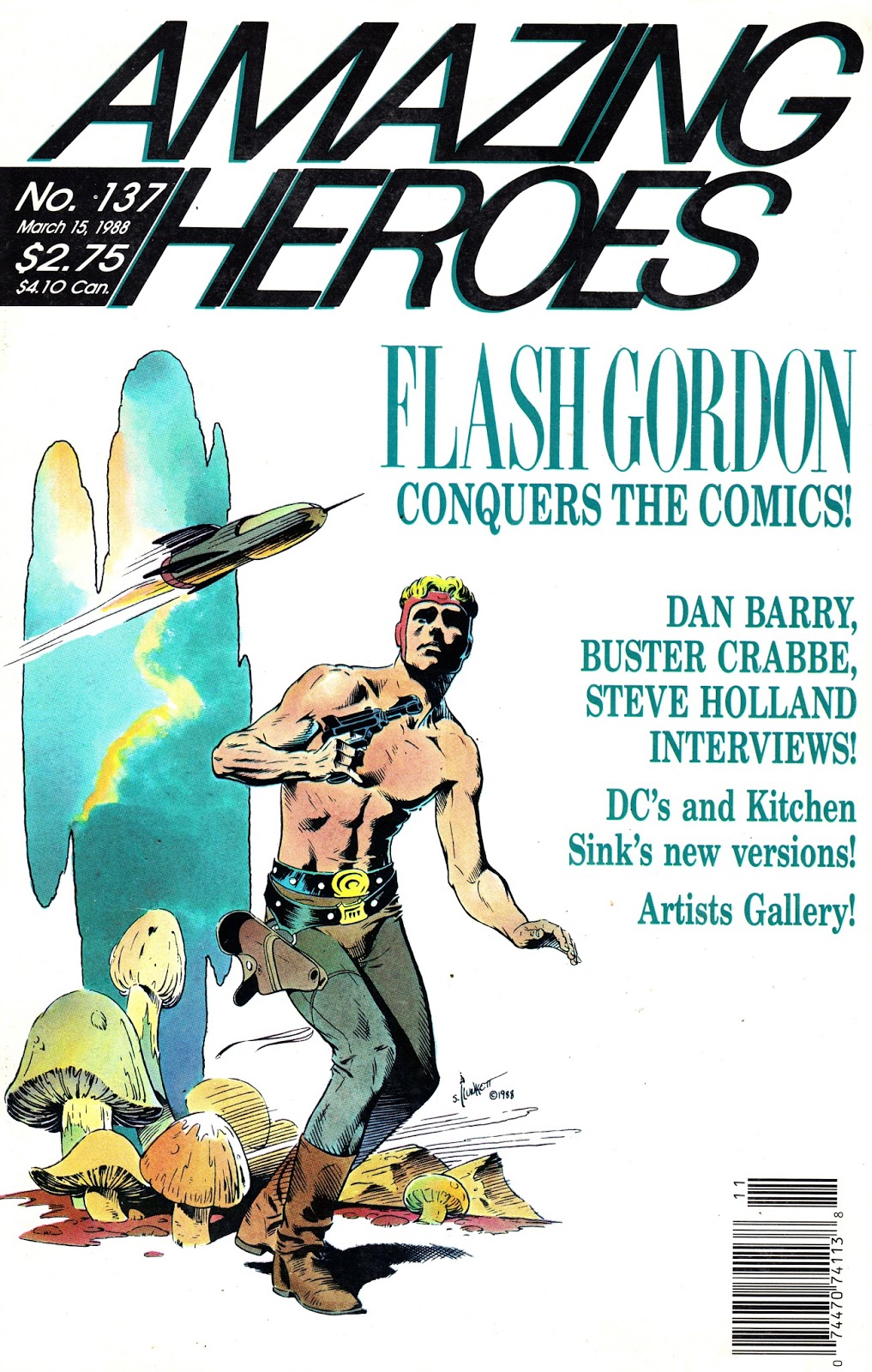 STARLOGGED - GEEK MEDIA AGAIN: 1988: AMAZING HEROES issue 137: FLASH