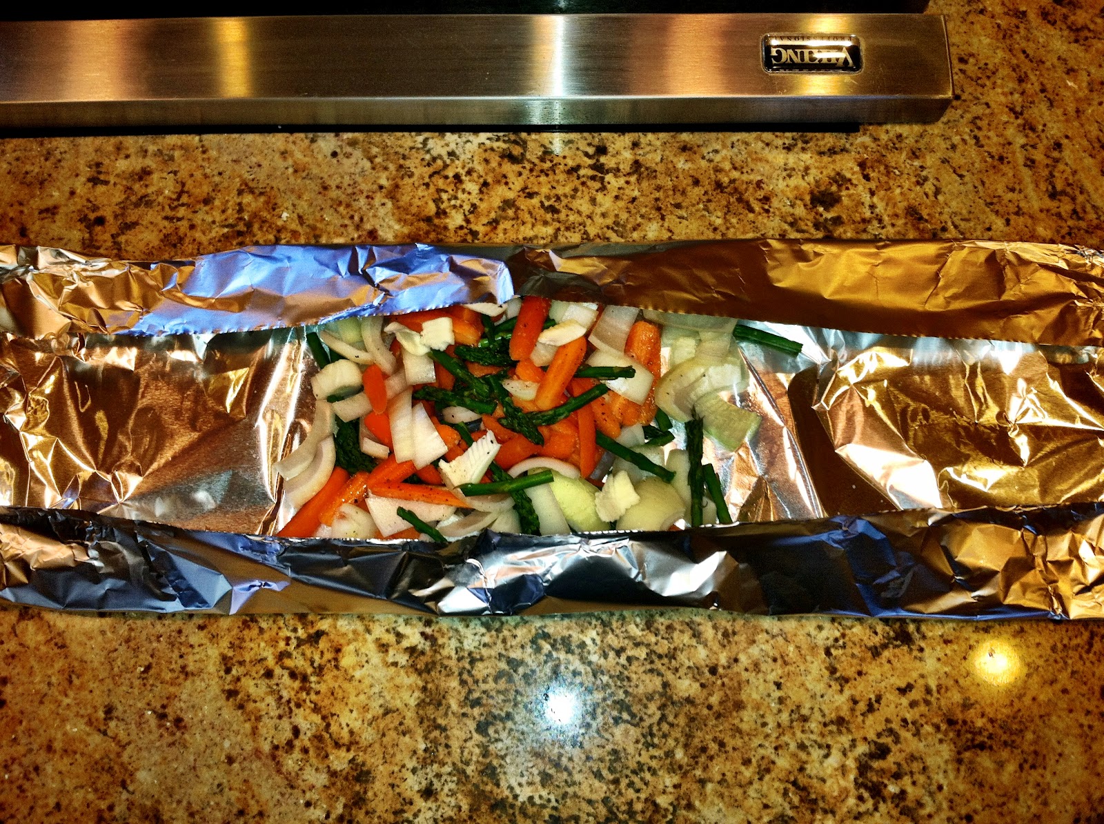 Cookin' in Heels Tinfoil Grilled Tilapia