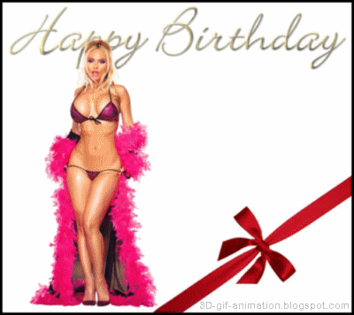 animated free gif: happy birthday dance sexy lady Happy birthday, animated  glitter graphics with music & happy birthday musical wishes for your sweet  and cute sisters ...3d gif animation free card wishes