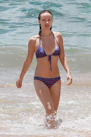 Olivia Wilde looks amazing in a two piece bikini
