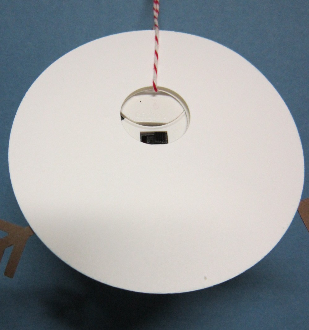 Krafting with Karen Flameless Candle Snowman Ornament