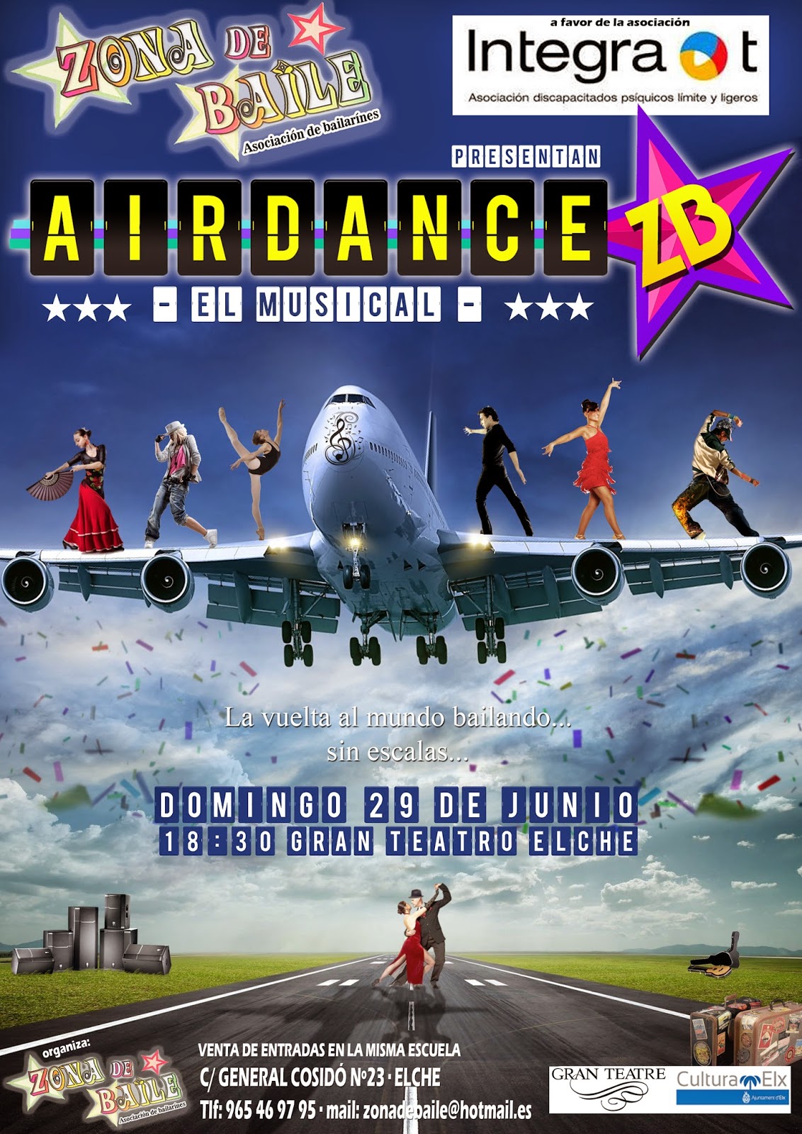 INTEGRAT Musical Zona de baile "Airdance" a favor de IntegraT