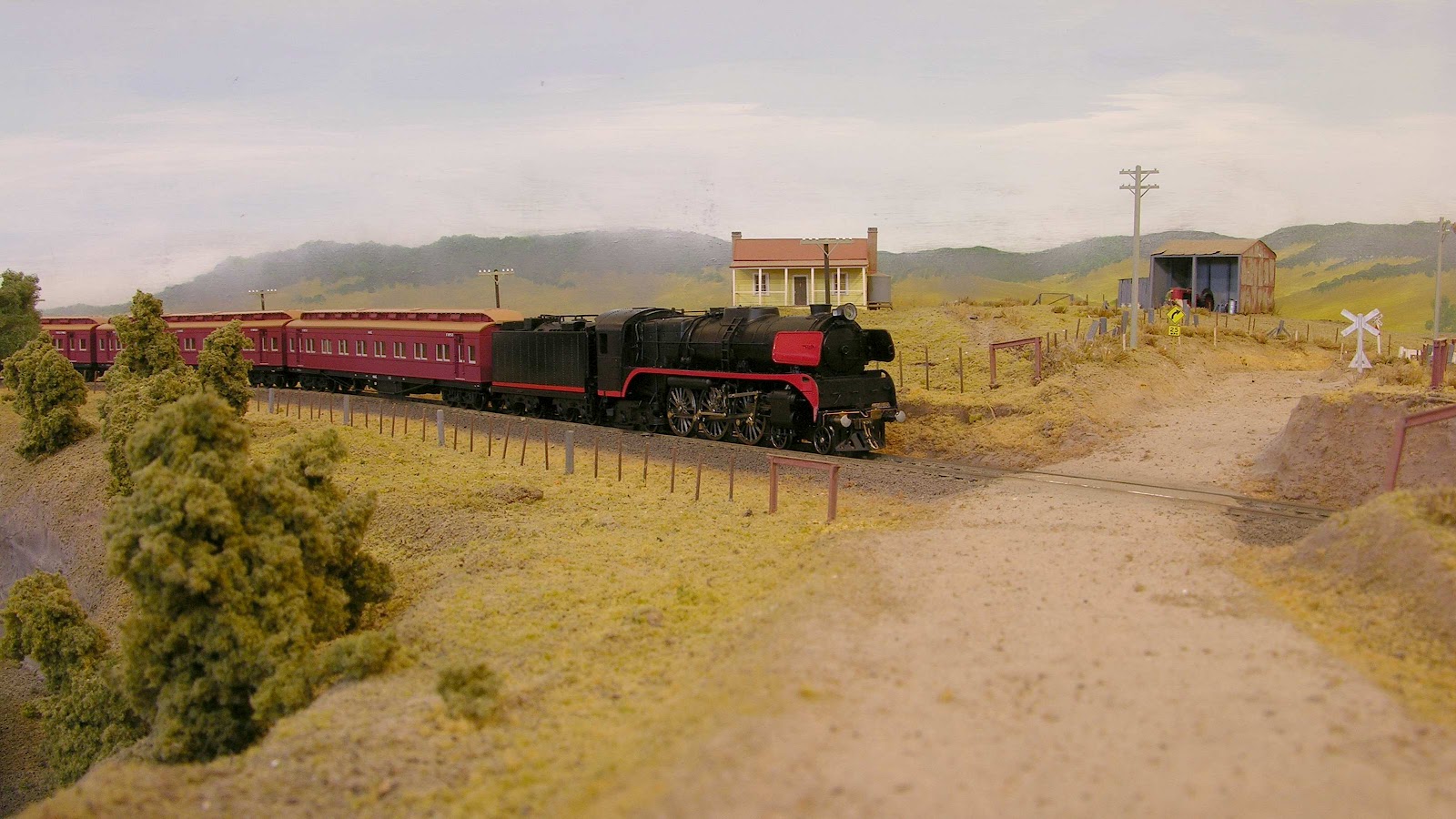 Victorian Railways R Class HO Scale Model by Eureka Models. This is