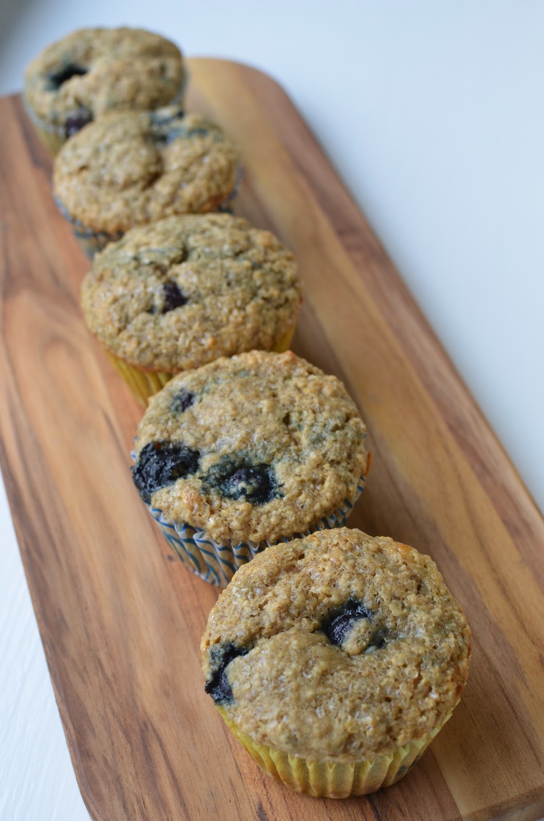 Playing with Flour Blueberry oat muffins