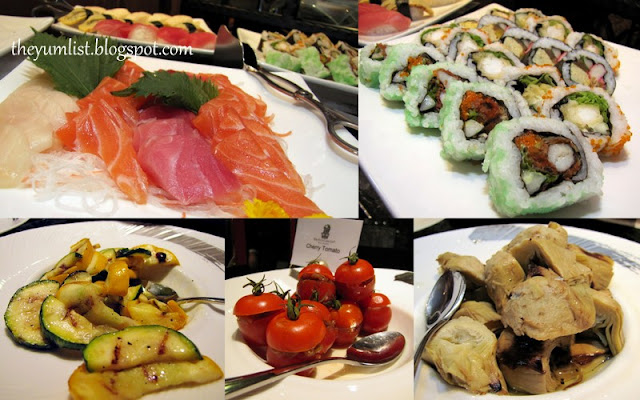 Appetizers Sunday buffet brunch, Ritz Carlton, Kuala Lumpur, Bubbly brunch, champagne brunch, seafood buffet