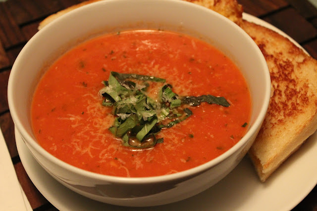 Tomato and sourdough soup