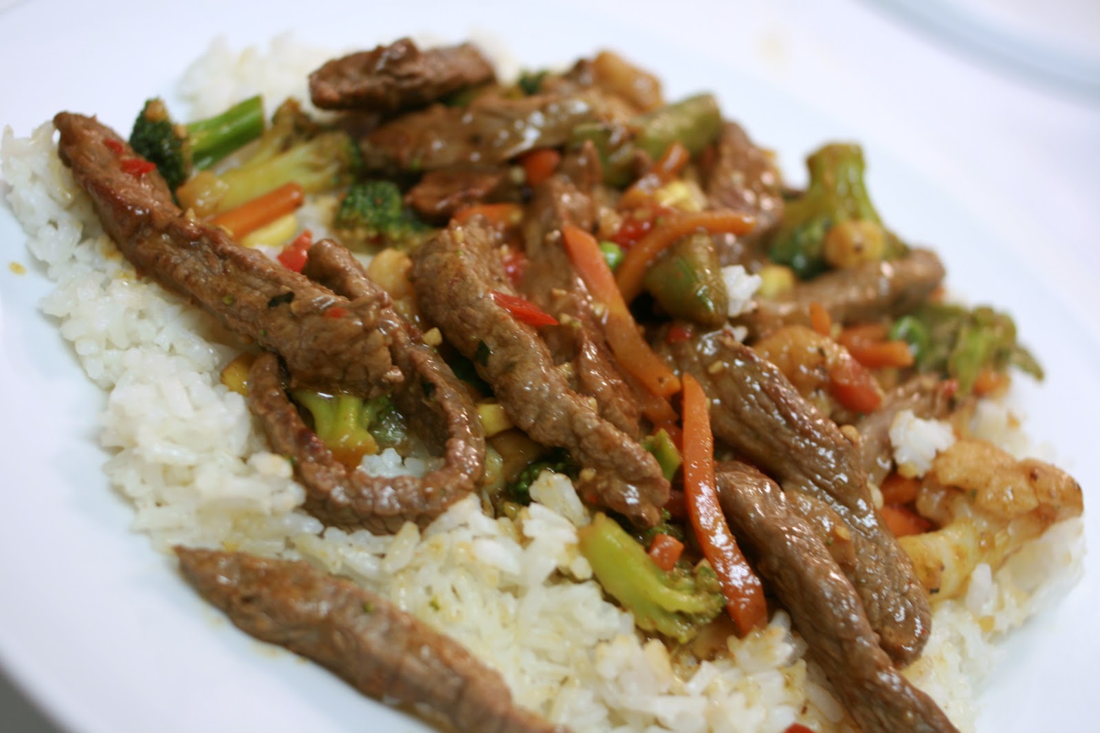 What Is Cooking Now? Beef Stir Fry with Rice