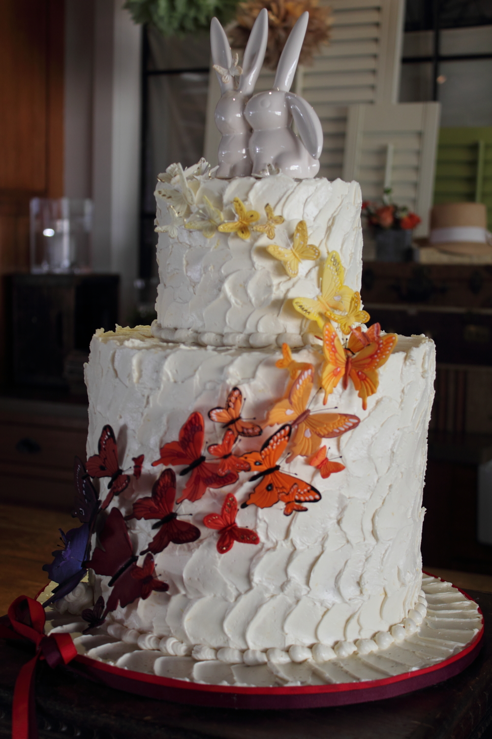 The Cake Engineer Butterfly Wedding Cake