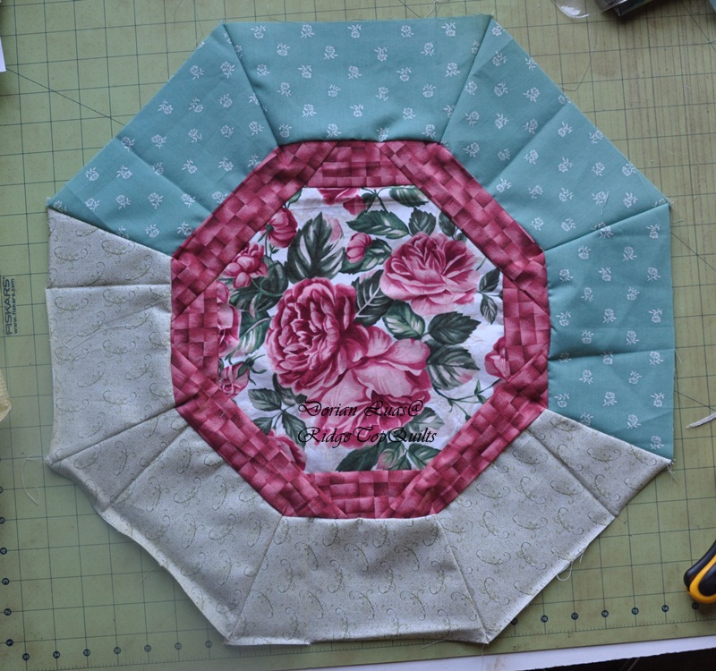 The Quilt and Needle Blog Octagonal table topper, part 1