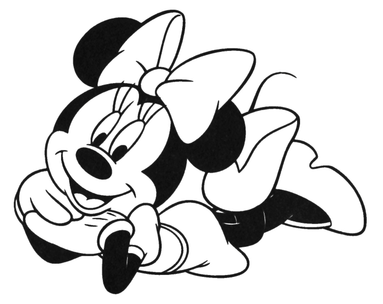 Minnie Coloring Pages Minnie Coloring Pages