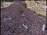 أضخم صلاة جمعة في تاريخ مصر (خلف الشيخ يوسف القرضاوى في ميدان التحرير)
