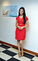 Cute, Richa, Panai, In, Red, Gown